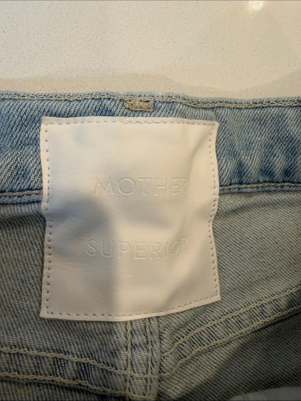 Mother button fly The Scrapper Cuff Ankle Fray Jeans